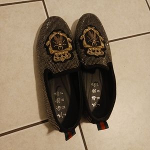 Shiny bling dressing shoes
